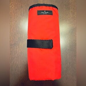 Kate Spade Vibrant Red diaper change pad